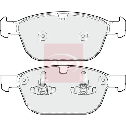 Apec Front Brake Pad Set PAD1719
