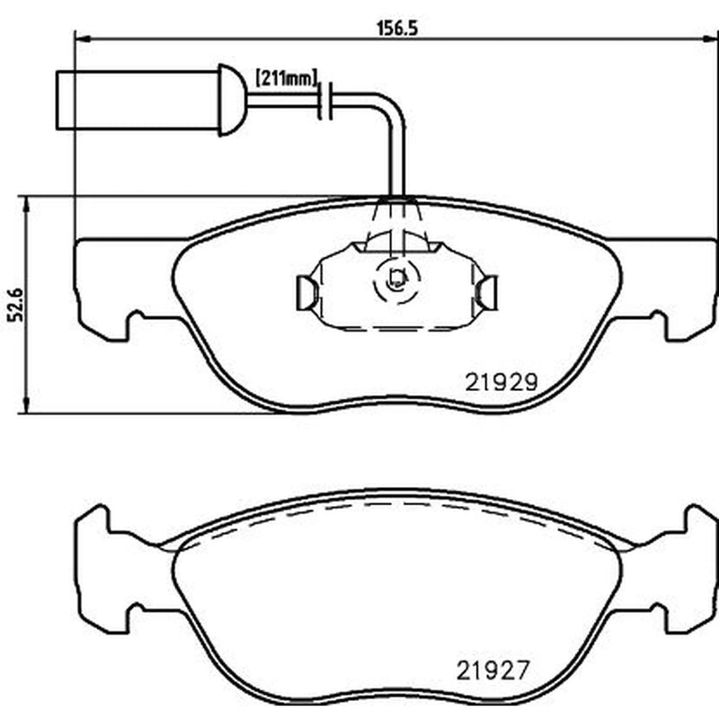 Mintex Front Brake Discs & Pads fits Alfa Romeo Spider 1995-2005 3.0