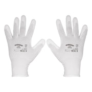 Worksafe Worksafe White Precision Grip Gloves, Large - Box of 120 Pairs Worksafe - Dynamic Drive