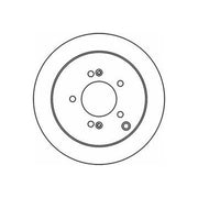 Abtex Rear Brake Solid Discs & Pads fits Hyundai Tucson 2004-2010 2.0 2.7