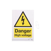 Laser Danger High Voltage Sign 6642 Laser - Dynamic Drive