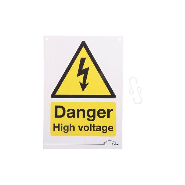 Laser Danger High Voltage Sign 6642 Laser - Dynamic Drive