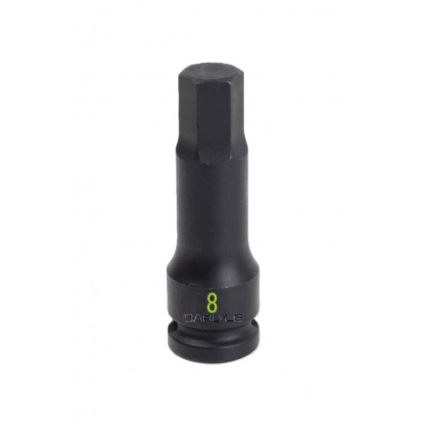 Carlyle Tools 1/2Dr 8mm Hex 78mm Long Impact Socket - image 1