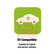 Apec Front Brake Pad Set fits Audi A1 2018 on