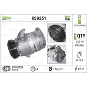 Valeo Air Conditioning Compressor 699251