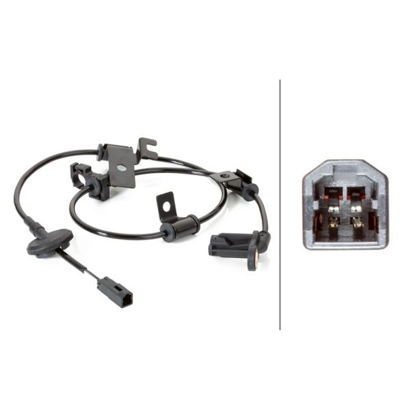 Hella ABS Wheel Speed Sensor Rear fits Ford Usa Escape 2008-2012 2.5