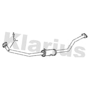 Klarius Box With Centre Pipe Centre fits Citroën C1 II 2014-2018 1.0