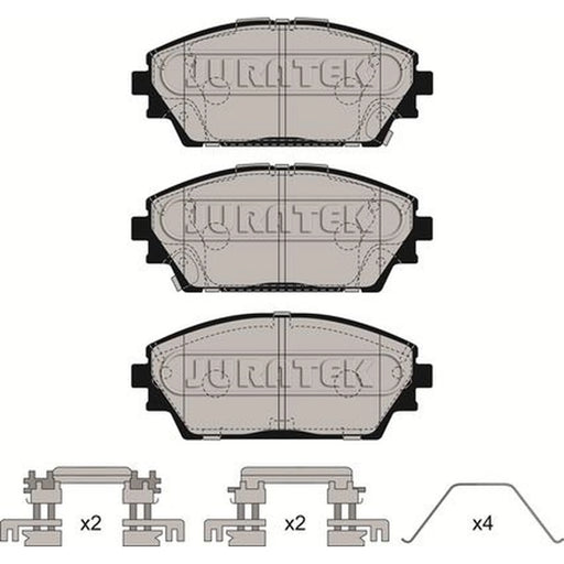 Juratek Front Brake Pad Set fits Mazda 3 2018-2021 1.5 1.8 2.0