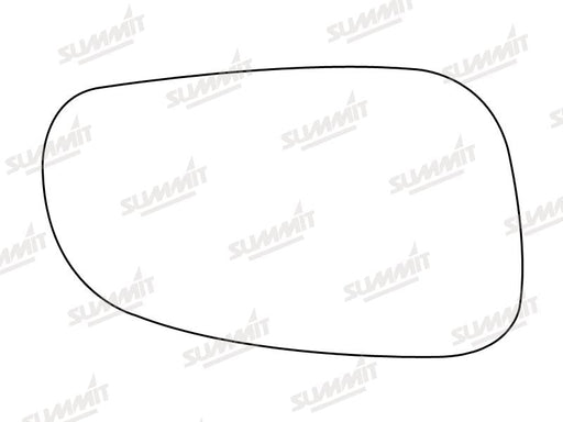 Summit Stick-On Standard Mirror Glass fits Volvo S60 V70 00 on RHS Summit - Bars 4 Cars