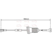 Apec Handbrake Cable Right Rear CAB1505