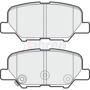 Fahren Rear Brake Pad Set FBP3363