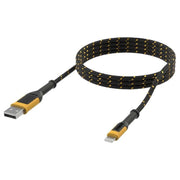 Dewalt Telecoms USB A to Lightning® Reinforced Charging Cable 1.8m (6ft) DEWALT Telecoms - Dynamic Drive