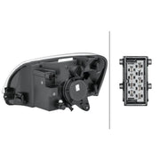 Hella Headlight Headlamp H4 Right fits Citroën Berlingo First 1996-2011