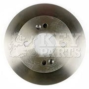 Key Parts Rear Brake Solid Discs & Pads fits Kia Picanto II 2011-2017 1.0 1.2