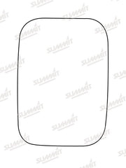 Summit Stick-On Commercial Mirror Glass fits Ford Transit Glass fits Mk2 Mk3 LHS RHS Summit - Bars 4 Cars