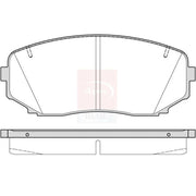 Apec Front Brake Pad Set PD4025