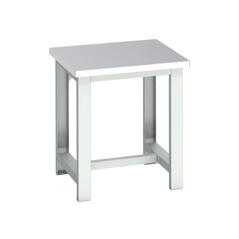 Bott Cubio Basic Bench, Stainless Steel Clad Top 750 x 750mm - 41003628.16V