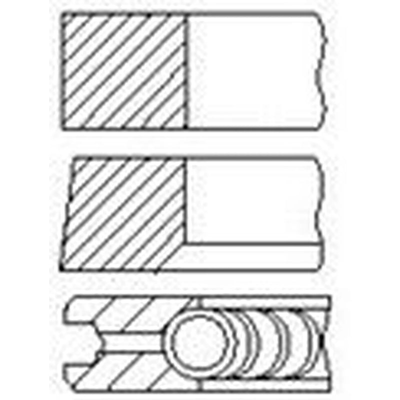 FAI Piston Ring Kit (1CYL) PR58-000 046 198 151 PR58-000