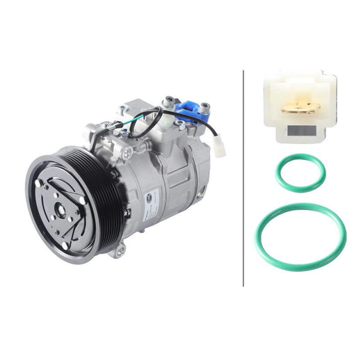 Hella Air Conditioning Compressor fits Mercedes-Benz Actros 1996-2002