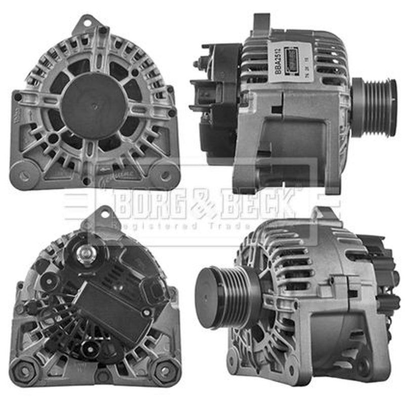 Borg & Beck Car Alternator 12V fits Renault Grand Scénic II 2004-2009 1.5 1.6