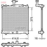 Denso Engine Radiator DRM47040
