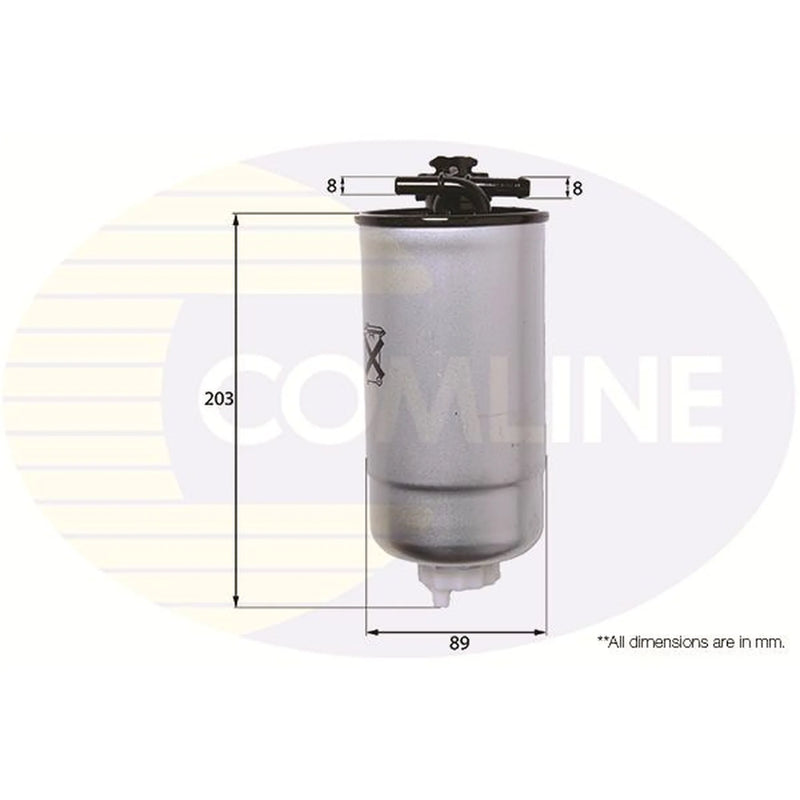 Comline Fuel Filter Element fits Seat Leon 1999-2006 1.9