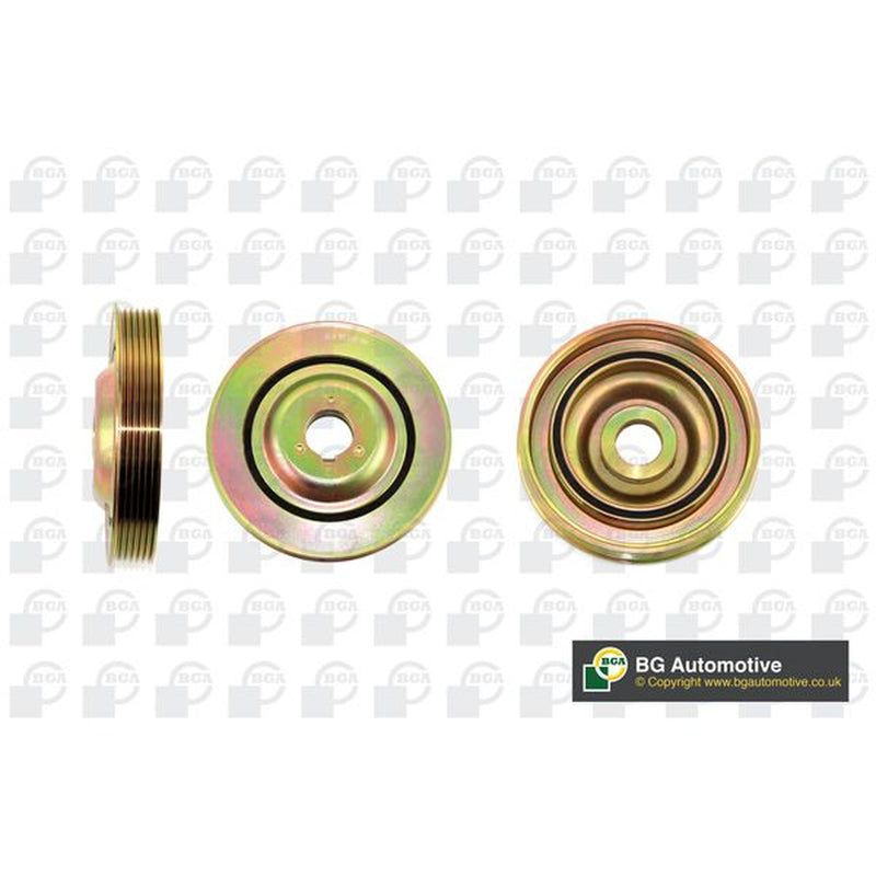 BGA Crank Shaft Belt Pulley fits Citroën C4 2004-2011 2.0