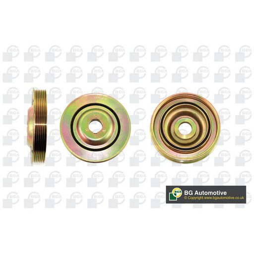 BGA Crank Shaft Belt Pulley fits Citroën C4 2004-2011 2.0