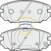 NAPA Front Brake Vented Discs & Pads fits Hyundai Tucson 2004-2012 2.0 2.7