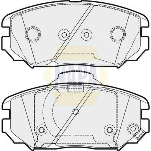 NAPA Front Brake Pad Set NBP1775