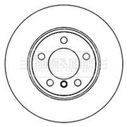 Borg & Beck Front & Rear Brake Discs & Pads fits BMW 1 Sports Hatch 2011-2019