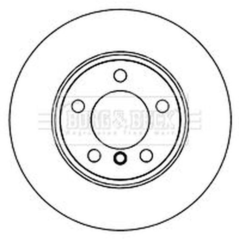 Borg & Beck Front & Rear Brake Discs & Pads fits BMW 1 Sports Hatch 2011-2019