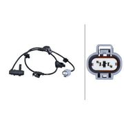 Hella ABS Wheel Speed Sensor Rear Right 6PU 230 048-911