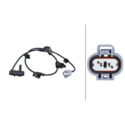 Hella ABS Wheel Speed Sensor Rear Right fits Mitsubishi Triton 2005-2015 2.5