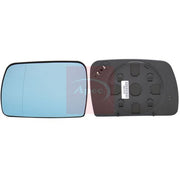 Apec Exterior Wing Mirror Glass Left fits BMW X5 2000-2006 3.0 4.4 4.6 4.8