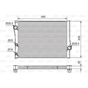 Valeo Engine Radiator 701549