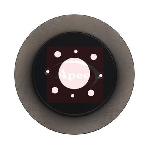 Apec 2 x Solid Brake Discs fits Honda Jazz III 2008-2015 1.2 1.3 1.4