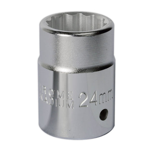 Sealey WallDrive Socket 24mm 3/4"Sq Drive S34/24 Sealey - Dynamic Drive