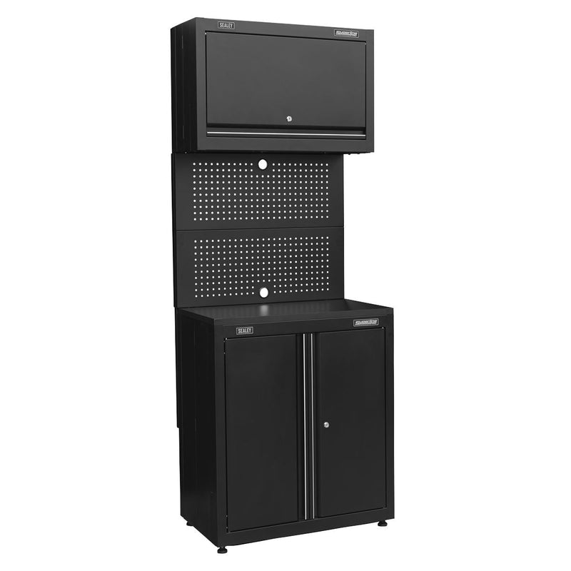 Sealey Rapid-Fit 3.1m Modular Garage Storage System APMS10HFP Sealey - Dynamic Drive