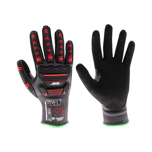 Scan Nitrile Palm Impact Cut D Gloves - XXL (Size 11) Scan - NN4 Online