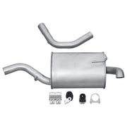 Hella End Silencer Rear fits VW Lupo I 1998-2005 1.4