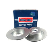 Borg & Beck Front & Rear Brake Discs & Pads fits Mitsubishi Outlander II