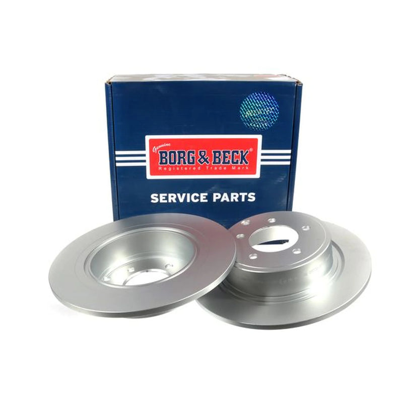 Borg & Beck Front & Rear Brake Discs & Pads fits Mitsubishi Outlander II