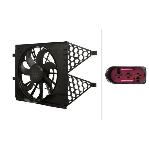 Hella Engine Cooling Fan fits Seat Ibiza 2008-2017 1.0 1.2 1.4 1.6