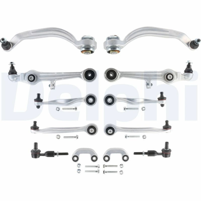 Delphi 12 x Control Arm Repair Kit Front fits Audi A6 C5 1997-2005
