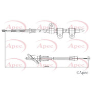 Apec Handbrake Cable Right Rear fits Mitsubishi Grandis 2004-2011 2.0 2.4
