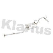 Klarius Box With Tail Pipe Rear fits Nissan Pixo 2009 on 1.0