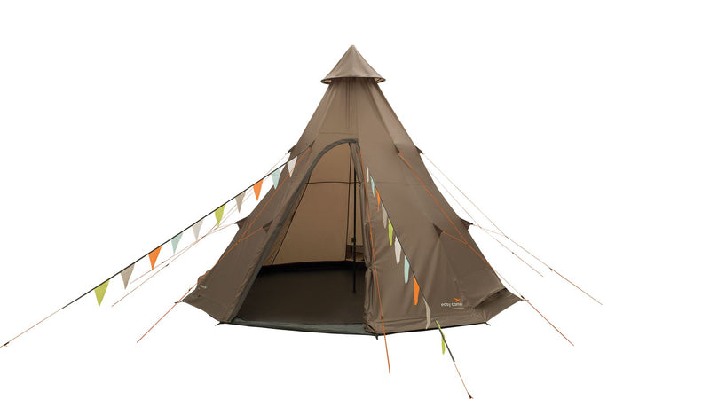 Easy Camp Rands Tipi Tent Dark Sand 8 Person Easy Camp - Dynamic Drive