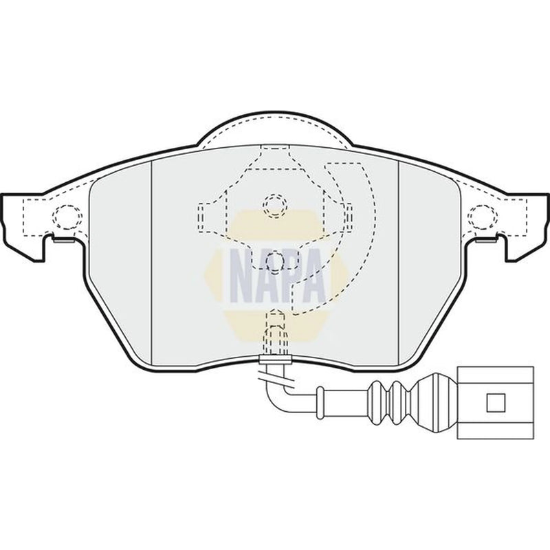 NAPA Front Brake Pad Set NBP1282