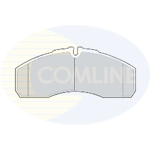 Comline 4 x Front Brake Pad Set fits Iveco Daily III 1999-2007